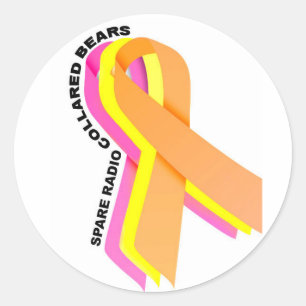 Adesivo Rádio de reposição ursos colocados um colar!