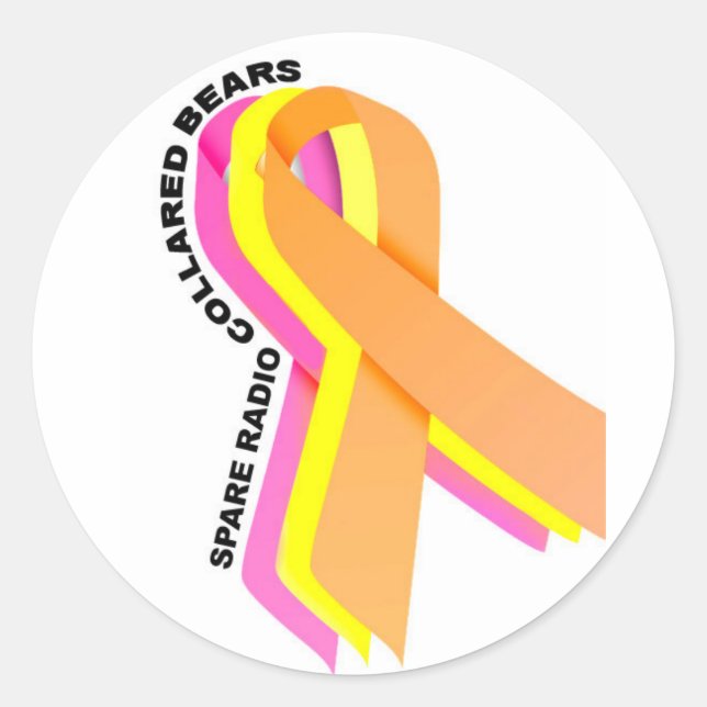 Adesivo Rádio de reserva, ursos colados! (Frente)