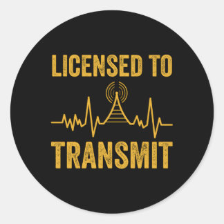 Adesivo Rádio Ham Para Transmitir Rádio Amador