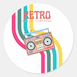 Adesivo Rádio Retro