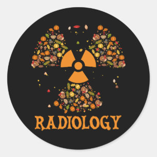 Adesivo Radiologia de queda radiologista de ação de graças