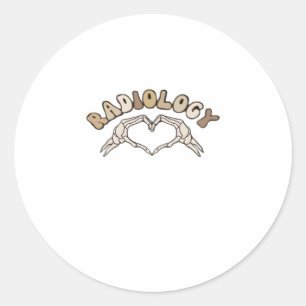 Adesivo Radiologia Esqueleto Mãos Cardíacas Clássicas