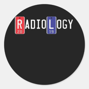 Adesivo Radiologia Marcador De Raios X Classe De Graduação