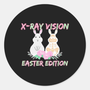 Adesivo Radiologia Tech Xray Vision Páscoa Edition Bunny E