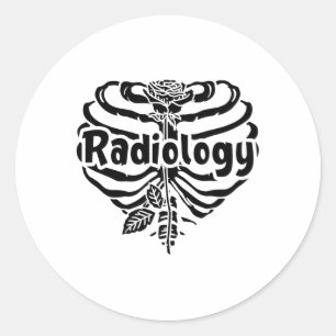 Adesivo Radiologia Tecnologia Enfermeira Enfermeira Flor X