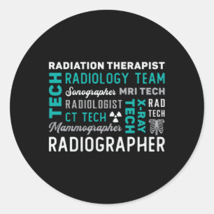 Adesivo radiologia tecnológica radiológica