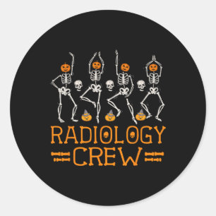 Adesivo Radiologia Tripulante Dançando Esqueleto Trombofle