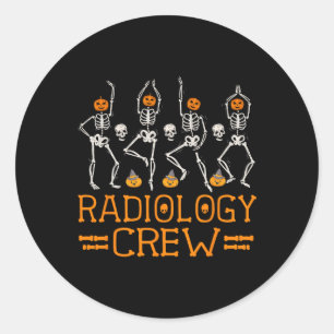 Adesivo Radiologia Tripulante Dançando Esqueleto Trombofle