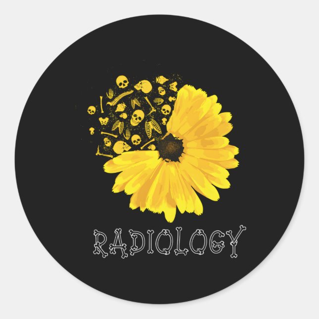 Adesivo Radiologista radiologista radiologista de raios X (Frente)