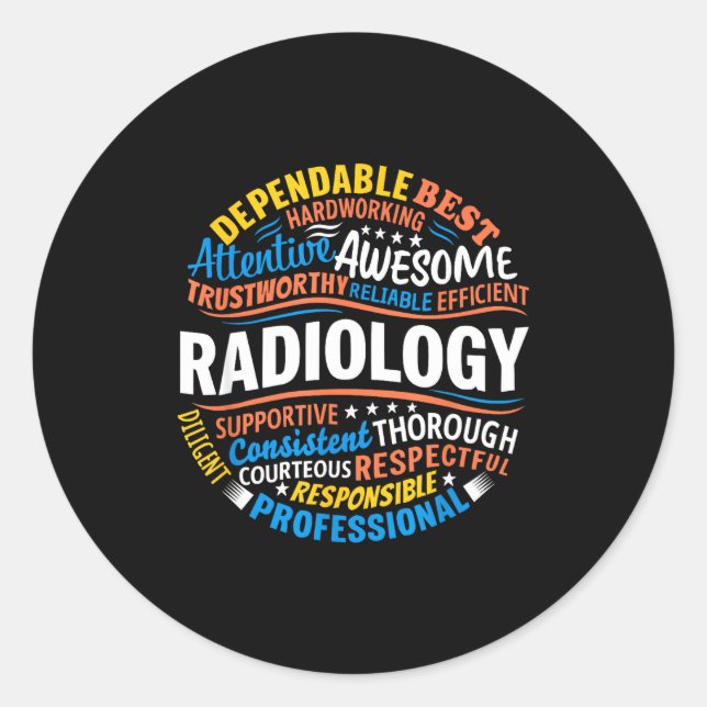 Adesivo Radiology Funny Rad Tech Week Appreciation Radiolo (Frente)