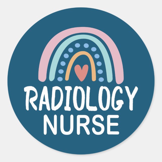 Adesivo Radiology Nurse Leopard RN interventional (Frente)