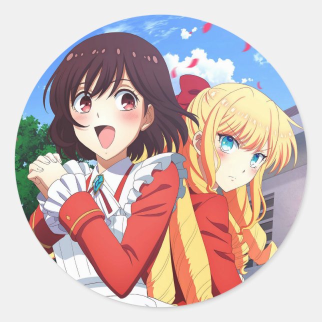 Adesivo Rae x Claire | Estou apaixonado por The Villainess (Frente)