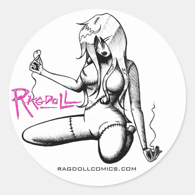 Adesivo Ragdoll Sticker (Frente)