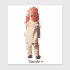Adesivo Raggedy Ann / Annabelle Custom-Cut Vinyl Sticker