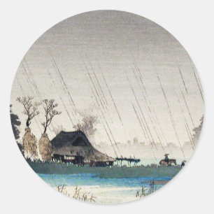 Adesivo Rain Igusa Hiroaki Takahashi japão de arte japonês