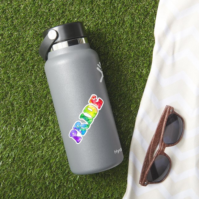 Adesivo Rainbow Artístico Pride Kisscut Sticker (HydroFlask Insitu)