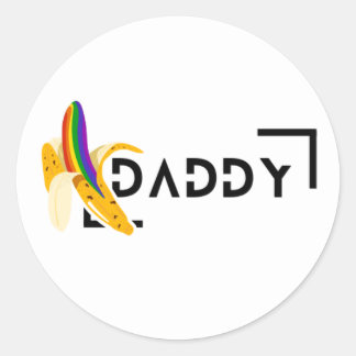 Adesivo Rainbow Banana - Pai - Orgulho gay