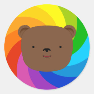 Adesivo Rainbow Bear