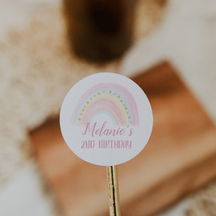 Adesivo Rainbow Birthday