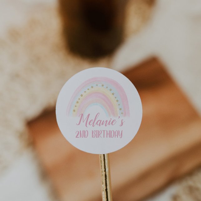 Adesivo Rainbow Birthday (Criador carregado)