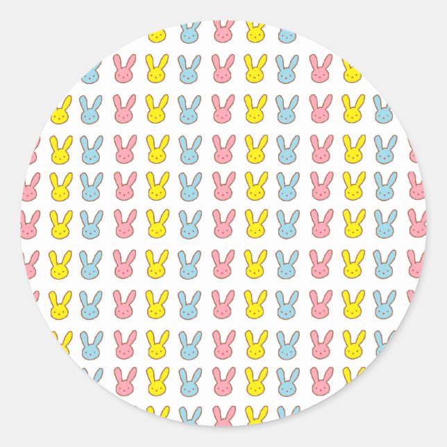 Adesivo Rainbow Bunnies (Frente)