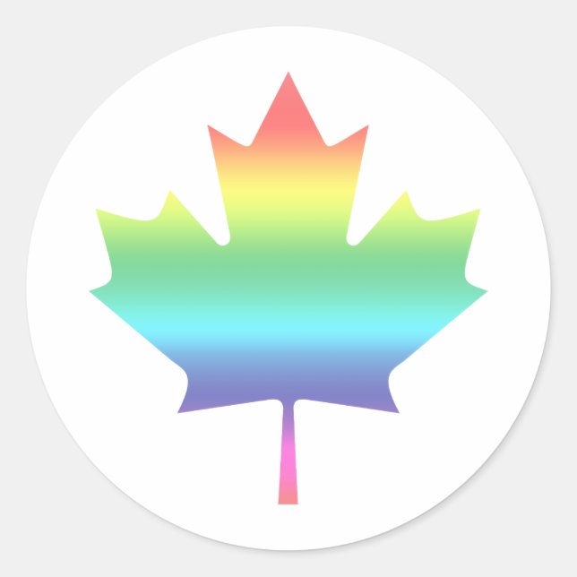 Adesivo Rainbow Canadá (Frente)