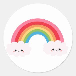 Adesivo Rainbow Cloud Stickers