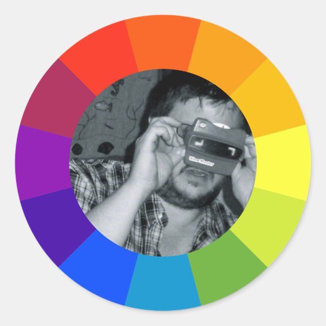 Adesivo Rainbow Color Wheel (Frente)