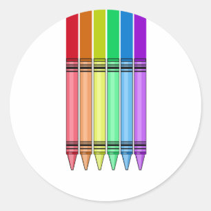 Adesivo Rainbow Crayon