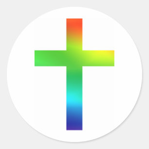 Adesivo Rainbow Cross