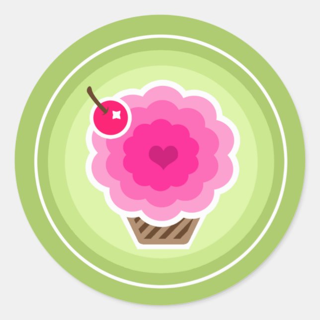 ADESIVO RAINBOW CUPCAKE STICKER (Frente)