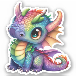 Adesivo Rainbow Dragon