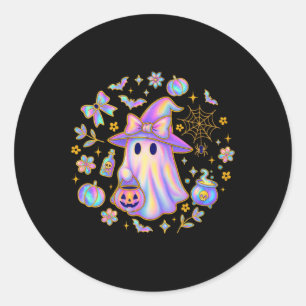 Adesivo Rainbow Ghost Witirt Cute Pumpkin Cauldron Sp