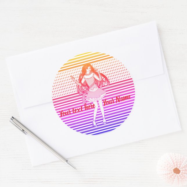 Adesivo Rainbow girlfriend (Envelope)