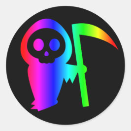 Adesivo Rainbow Grim Reaper Três