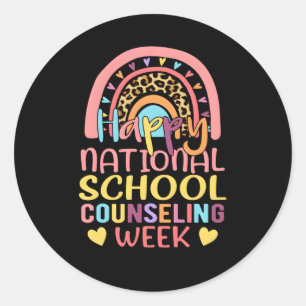 Adesivo Rainbow Happy National School Advisory Week Coun