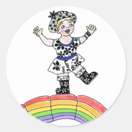 Adesivo Rainbow Love Sticker