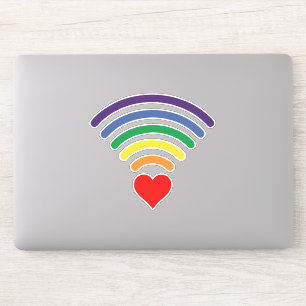 ADESIVO RAINBOW LOVE WIFI