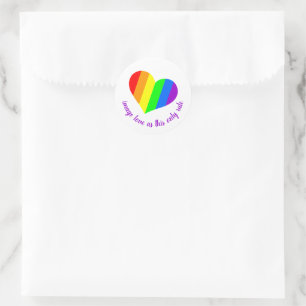 Adesivo Rainbow Lover Hearts