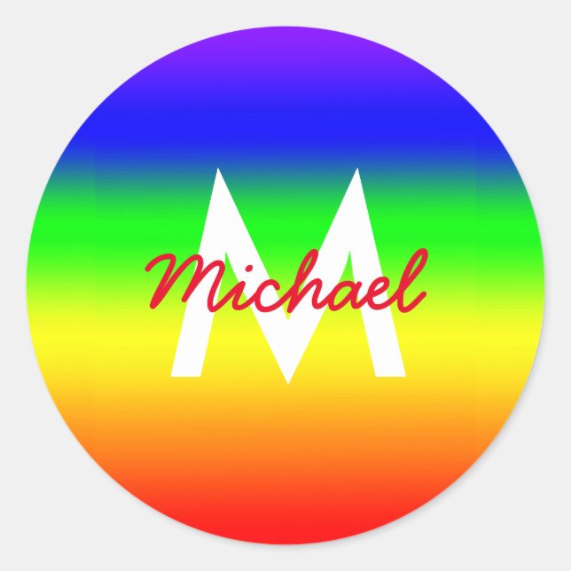 Adesivo Rainbow Ombre (Frente)