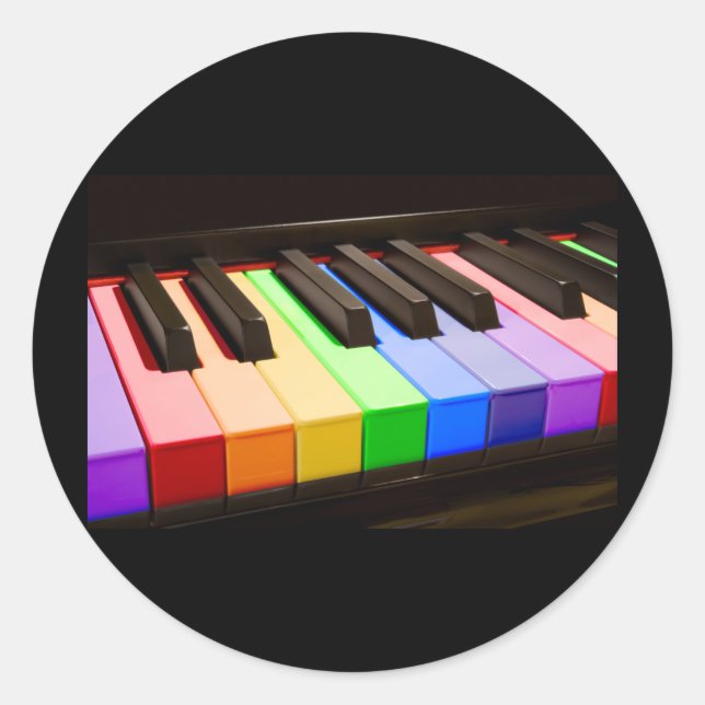 Adesivo Rainbow Piano (Frente)