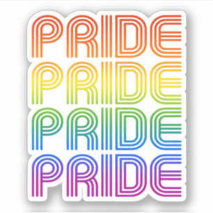 Adesivo Rainbow Pride Retro