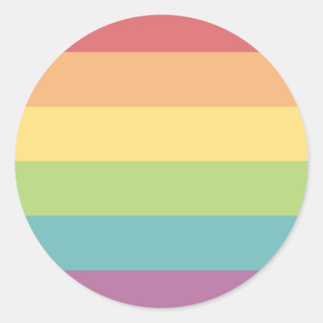 Adesivo Rainbow Pride Stickers (Frente)