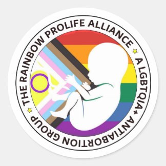 Adesivo Rainbow ProLife Sticker