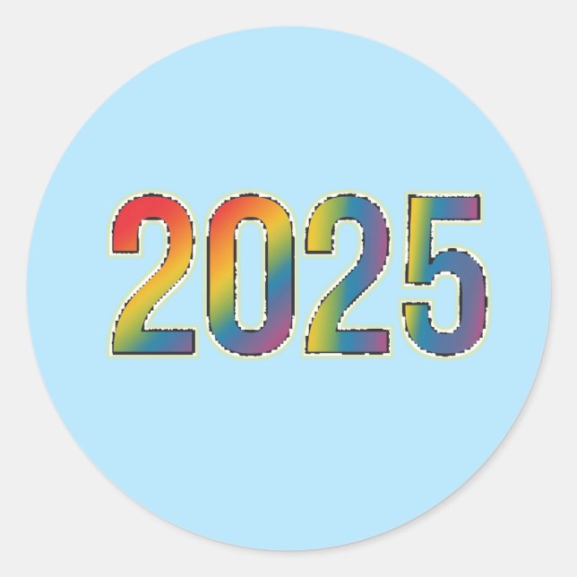 Adesivo Rainbow Radiance: 2025 Edition (Frente)