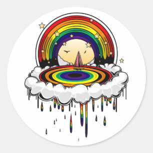 Adesivo Rainbow Rain