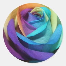 Adesivo Rainbow Rosa Love Flower Miss-you Peace Destiny