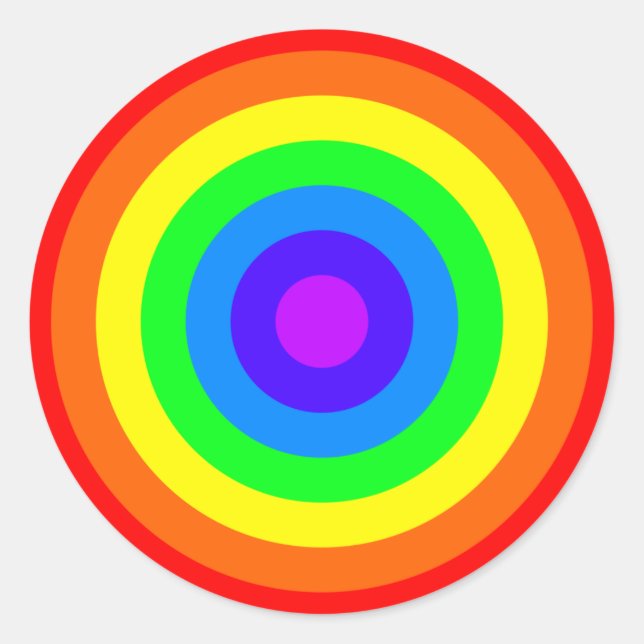 Adesivo Rainbow Roundel (Frente)