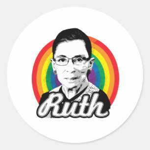 Adesivo Rainbow Ruth - Política LGBT -