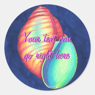 Adesivo Rainbow Shell Stickers